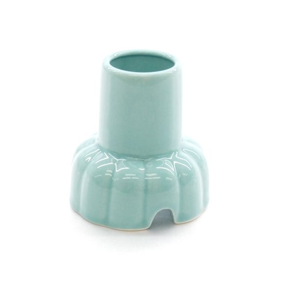 【墓参用仏具】 墓用線香立 青地