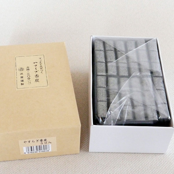 【香炭】 やすらぎ香炭 50入