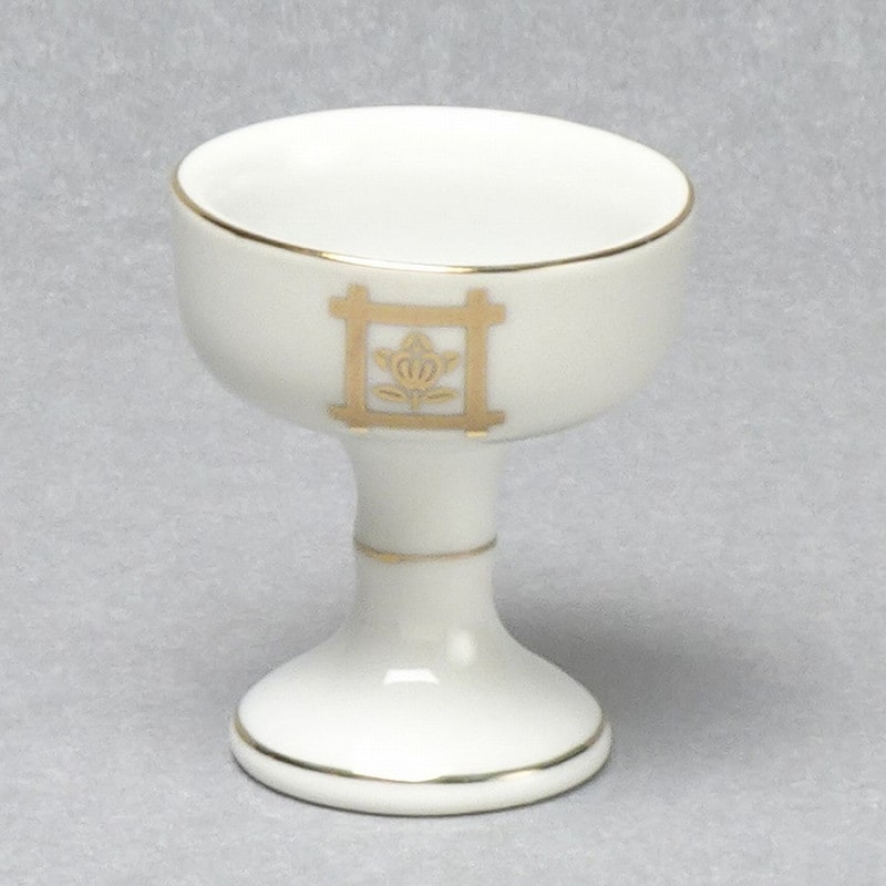 【仏飯器】 瀬戸物 法華 中