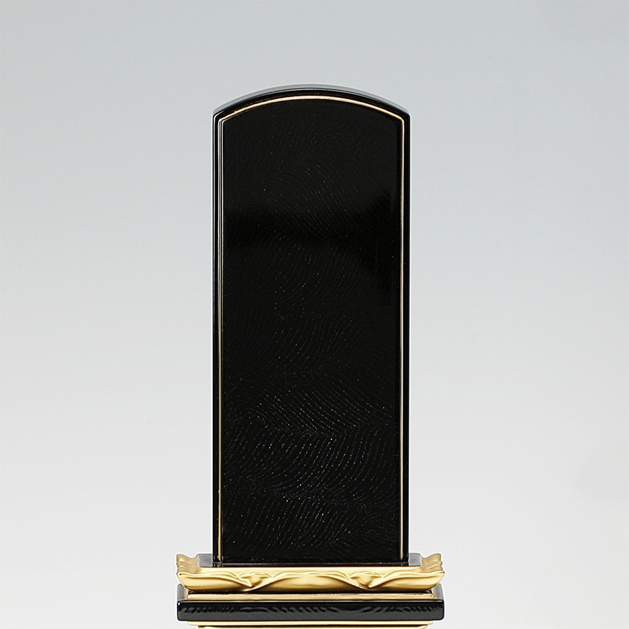 【位牌】 さざれ波 文字彫1名込 4寸