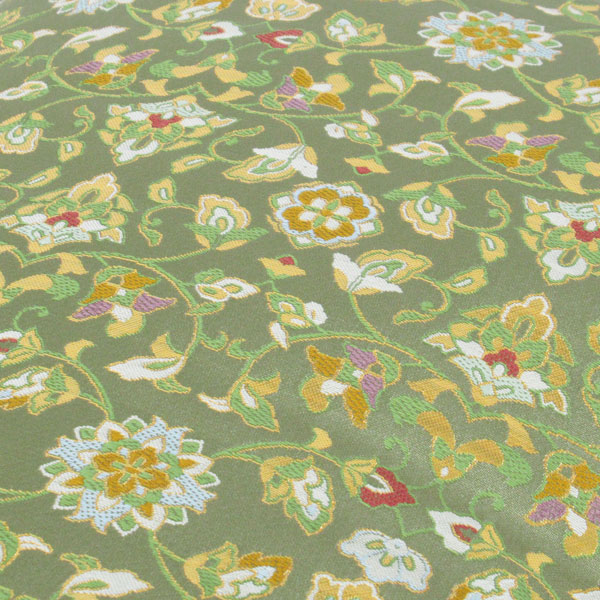 【座布団】 金襴座布団 飛鳥花かずら 利休