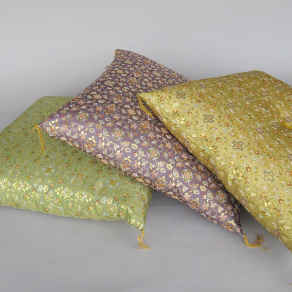 【座布団】 金襴座布団 飛鳥花かずら 利休