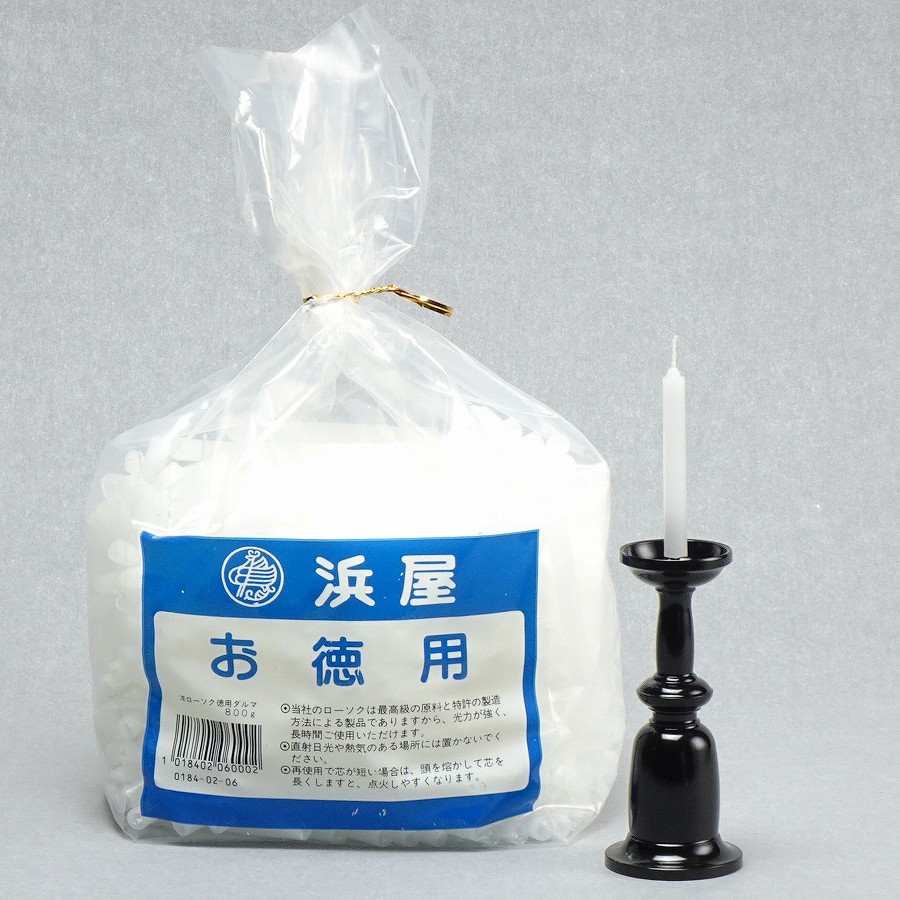 【ローソク】 徳用ダルマ 800g