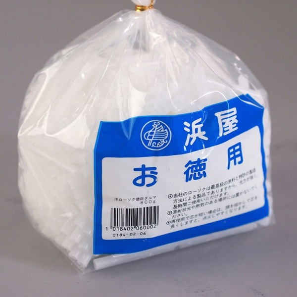 【ローソク】 徳用ダルマ 800g