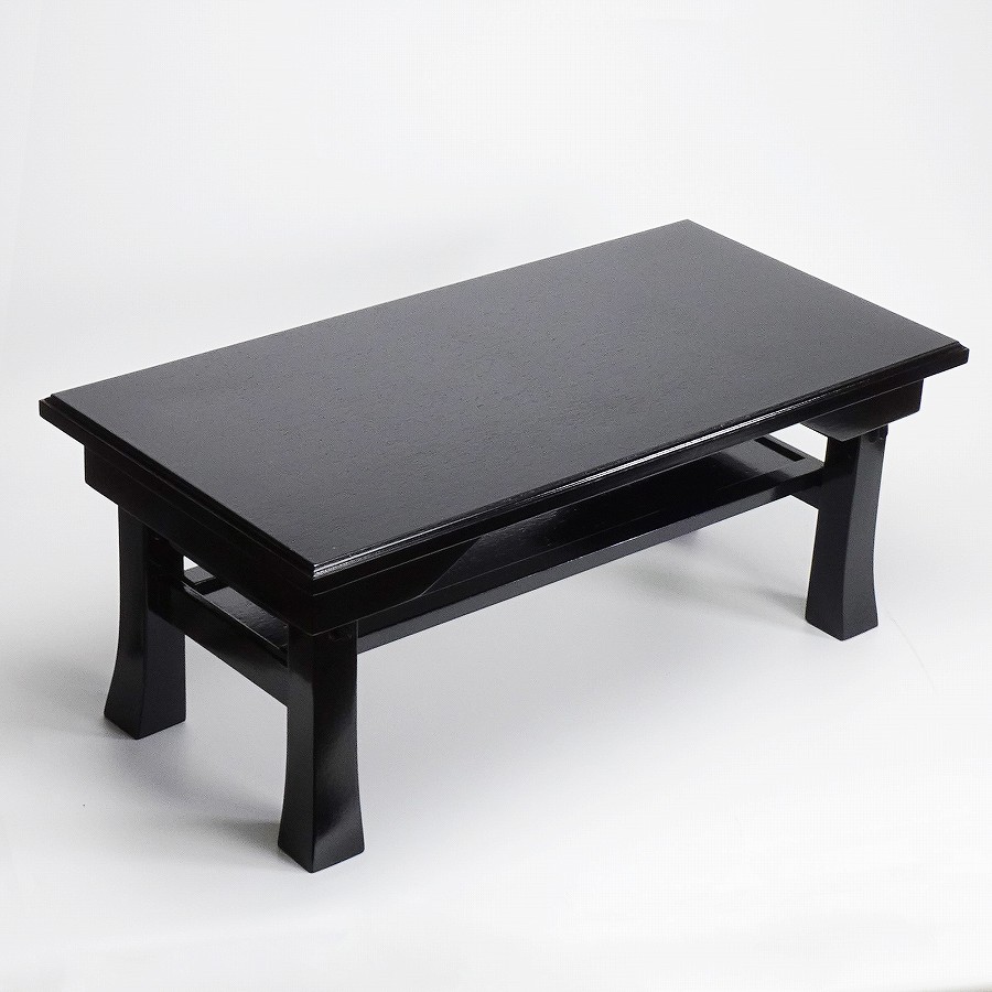 お供え机】 二月堂机（総黒）棚付 2尺 | お供え机 | お仏壇の浜屋