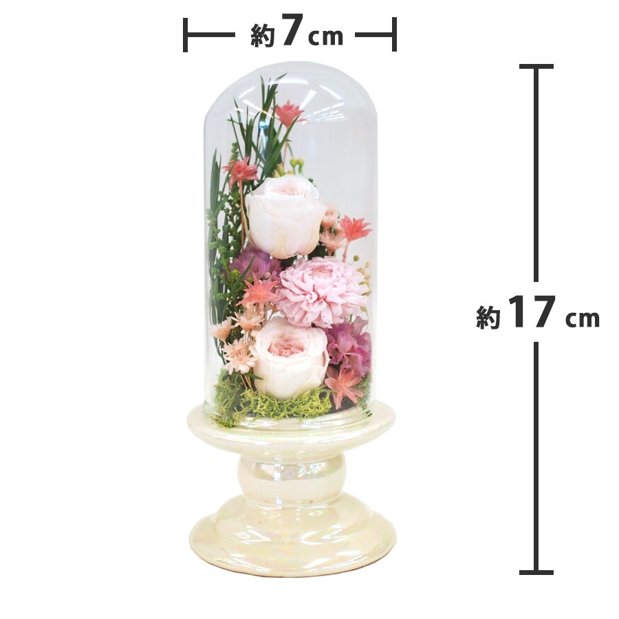 プリザーブドフラワー 陽だまり ローズ ペット供養 ペットお供え 枯れないお花 小さいプリザ ミニプリザーブドフラワ ペット造花 お花のお供え お仏壇 仏具の浜屋 ペット用メモリアル商品 お花 お仏壇の浜屋オンラインショップ