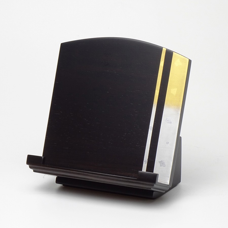 【過去帳台】 (背短) 黒檀 河邦 (3~3.5寸)