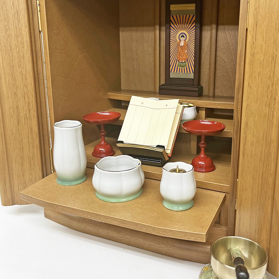 【過去帳台】 (背短) 黒檀 河邦 (3~3.5寸)