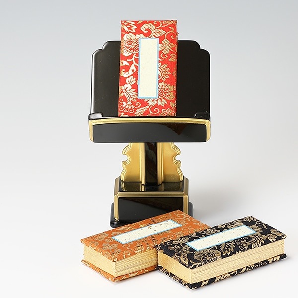 【月末セール・新品】 帝釈天　金泥　紅檀　総高さ約27.5㎝　インドラ　帝釈 過去帳】本金 赤 （3～5寸） | 過去帳・過去帳台,過去帳 | お
