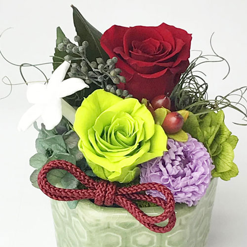 お供え用プリザーブド仏花 レッド Southwestne Com