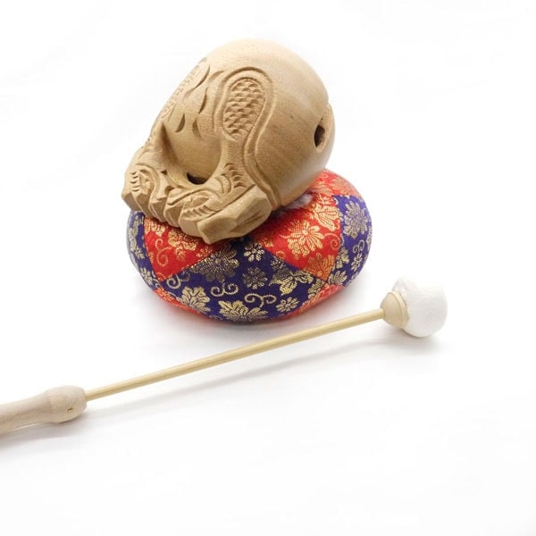 バイ】 木魚バイ 藤柄（4寸用） | 木魚・木柾・鉦吾 | お仏壇の浜屋