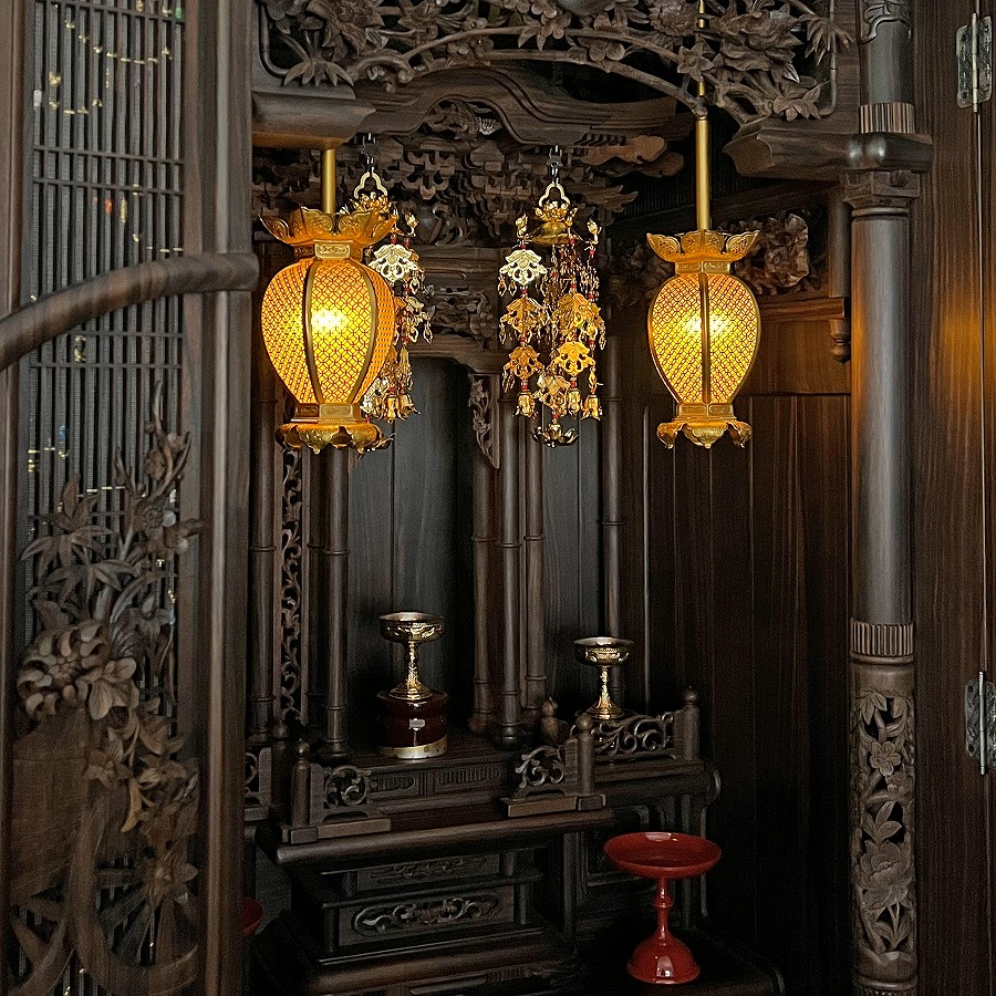 灯篭電装】NEWともしび2灯（4灯対応） | 仏壇 吊りもの,灯篭 | お仏壇