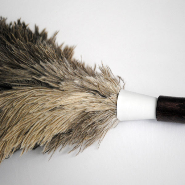 【仏壇お手入れ用品】 毛はたき（ダチョウ）全長40cm