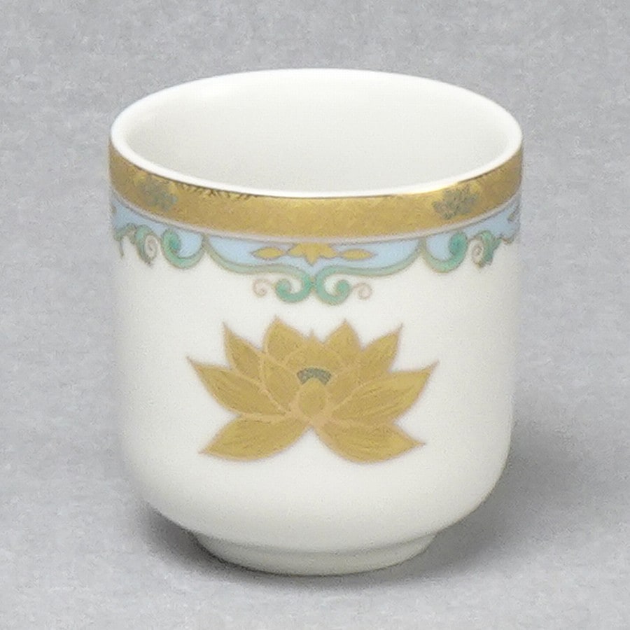 五彩 南蛮人紋小杯① 茶器 送料込み0621 湯呑】 瀬戸物 金彩ハス (寸5~寸6) | 水・ご飯,湯呑 | お仏壇