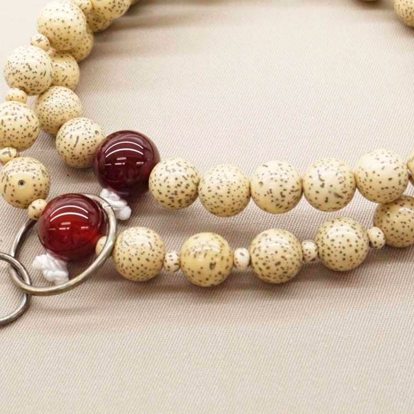 【宗派用数珠】 浄土宗 星月 メノウ 3万浄土 小田巻 茶