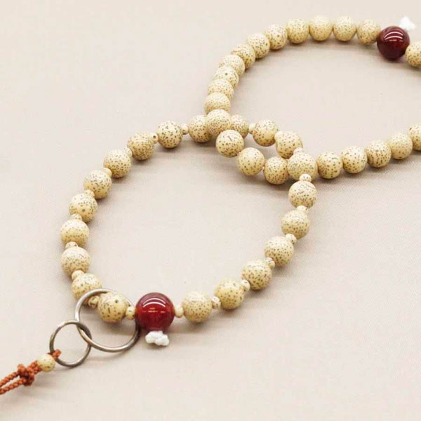 【宗派用数珠】 浄土宗 星月 メノウ 3万浄土 小田巻 茶