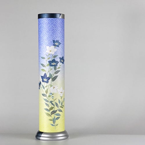 【モダン提灯】 いろは480 桔梗 光触媒 LEDレインボー 高さ47cm