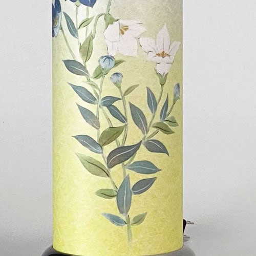 【モダン提灯】 いろは480 桔梗 光触媒 LEDレインボー 高さ47cm