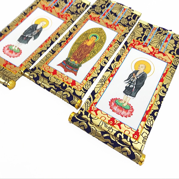 掛軸セット】 時宗用 絹本 中サイズ | 掛け軸（ご本尊） | お仏壇の