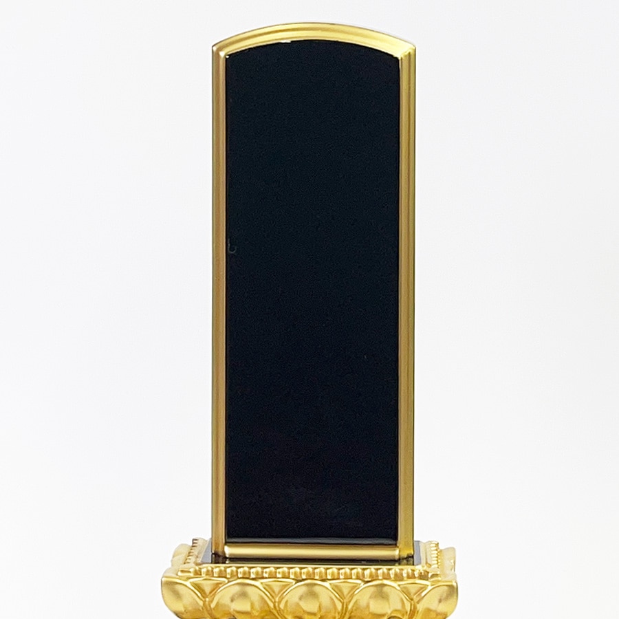 【位牌】 呂色千倉座面粉 文字彫1名込 4寸