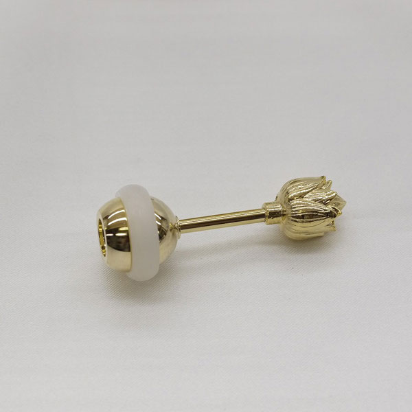 【おリン】 音ずれ 金結晶(リン棒・台付)