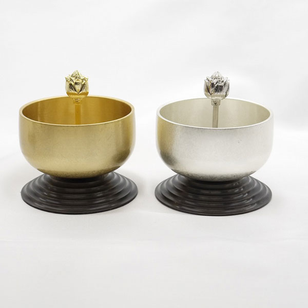 【おリン】 音ずれ 金結晶(リン棒・台付)