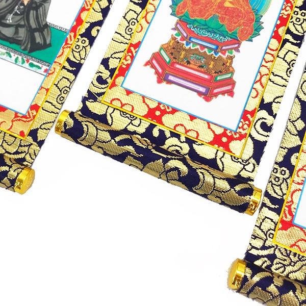 【掛軸セット】 天台真盛宗用 絹本 中サイズ