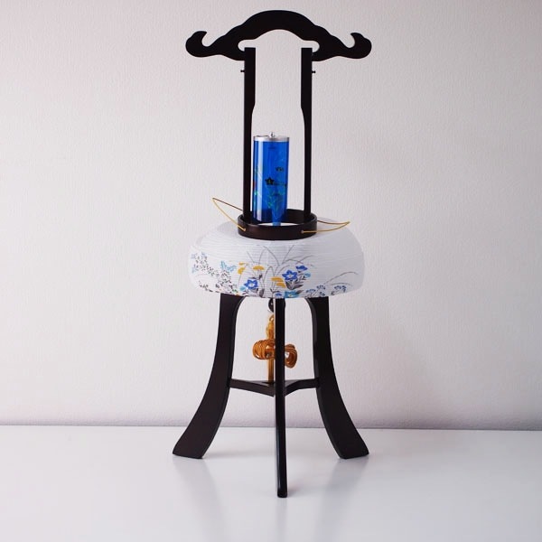 【伝統型提灯】 桔梗 10号 木製 MG（回転式）高さ78cm