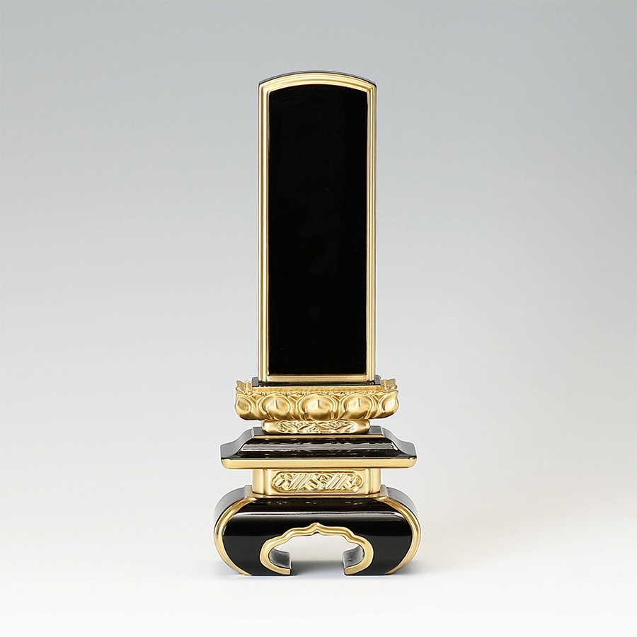 【位牌】 京中台面粉 文字彫1名込 3.5寸