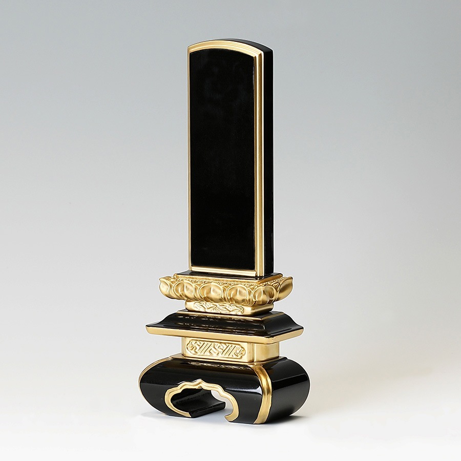 【位牌】 京中台面粉 文字彫1名込 3.5寸