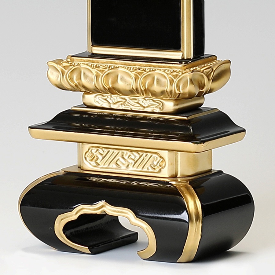 【位牌】 京中台面粉 文字彫1名込 3.5寸