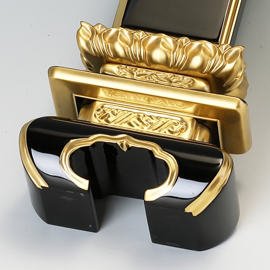 【位牌】 京中台面粉 文字彫1名込 3.5寸