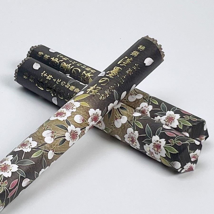 【進物線香】特撰淡墨の桜 塗箱