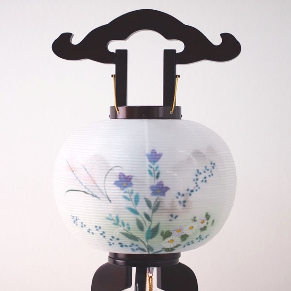 【伝統型提灯】 木製ブラウン色 9号 MG（回転式）高さ71cm