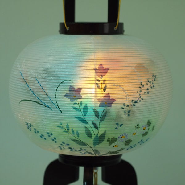 【伝統型提灯】 木製ブラウン色 9号 MG（回転式）高さ71cm