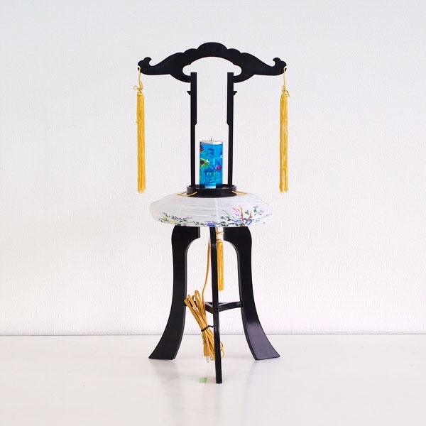 【伝統型提灯】 八幡PC (回転式)高さ70cm