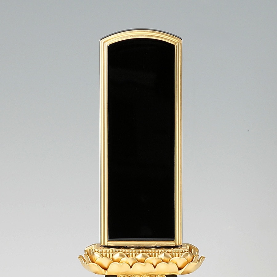 【位牌】 千倉座吹蓮華面粉 文字彫1名込 4.5寸