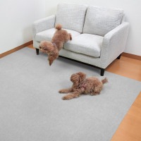 ペットマット 特大サイズ 90x600cm 厚み約4mm おくだけ吸着 ペット用 撥水 滑り防止  犬用マット ロング型 カーペット   床暖房対応 ズレない 日本製