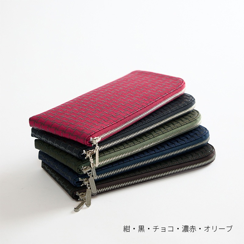 プリント長財布（Ｌファスナー）