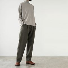 evam eva २ ץ쥹 ѥ press wool pants E253K094 ǥ ѥ ̥