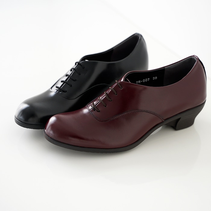 【chausser ショセ】レースアップ レザーシューズ 革靴 24.5 美品 000000001429_DphroWu.jpg