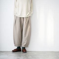 evam eva エヴァムエヴァ brushed cotton cropped pants ブラッシュド コットン クロップド パンツ E253T168 レディース パンツ