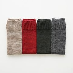 【ネコポスでお届け】くらしきぬ お手軽冷えとり靴下かかとなし 全4色 レディース メンズ 靴下 ウール シルク