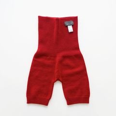 くらしきぬ シルク&ウール 赤いはらぱん 腹巻パンツ ショートタイプ レッド ウール シルク 腹巻 レディース