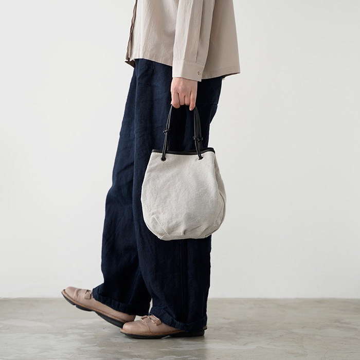 CLASKA kalsac クラスカ カルサック ハンドバッグ Sac de lacet toile