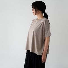 evam eva �������२����  cut&sew wide pullover ���åȥ��� �磻�� �ץ륪���С� E261C169  �ȥåץ� T�����