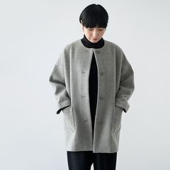 evam eva �������२���� �ץ쥹������ߥɥ륳���� press wool middle coat E263K092 ������ �������� ��ǥ�����