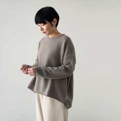 evam eva �������२���� renew-wool pullover ��˥塼������ץ륪���С� E263K107 �˥å�