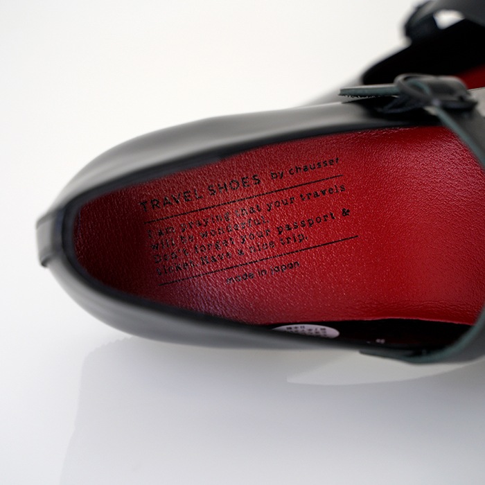 TRAVEL SHOES by chausser �ȥ�٥륷�塼�� �Х� ���祻 ��󥹥ȥ�åץ��塼�� �ѥ�ץ� TR-002 BLG ���饹�쥶�� ��ǥ����� ��