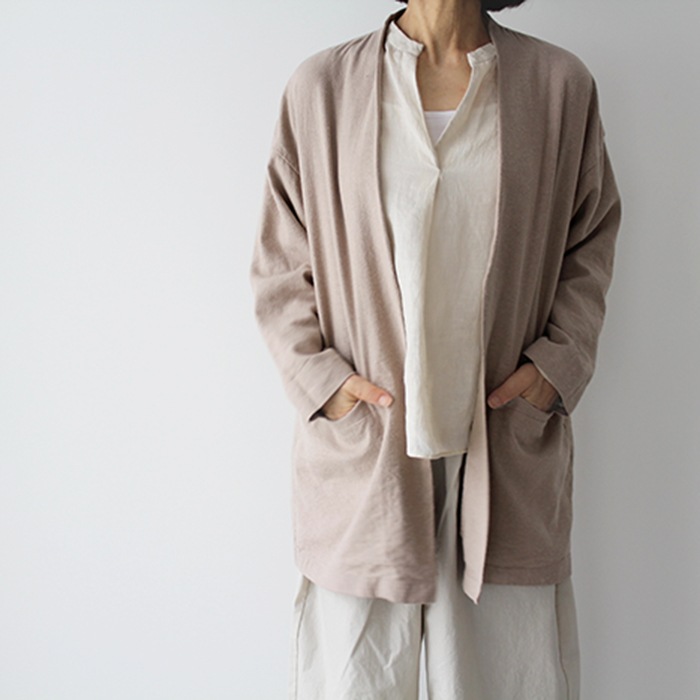 evam eva �������२���� silk linen jacket ���륯��ͥ󥸥㥱�å� E221T056 ��ǥ����� ���㥱�å�